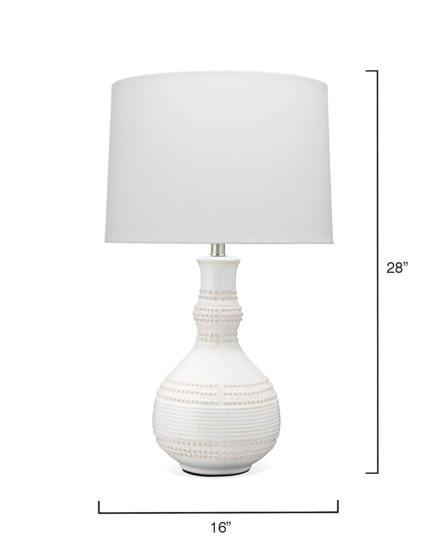 Droplet Table Lamp - White