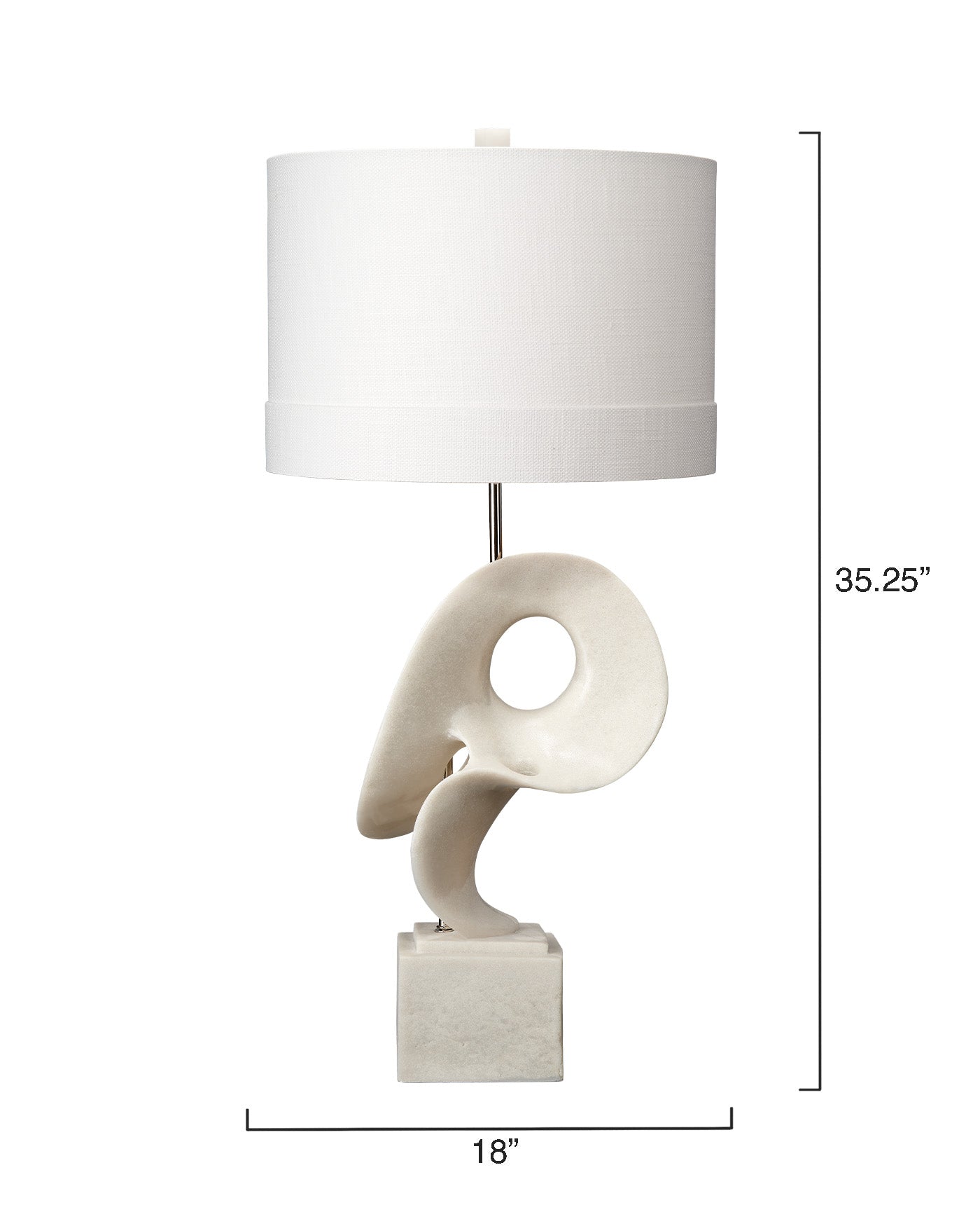 Obscure Table Lamp - White