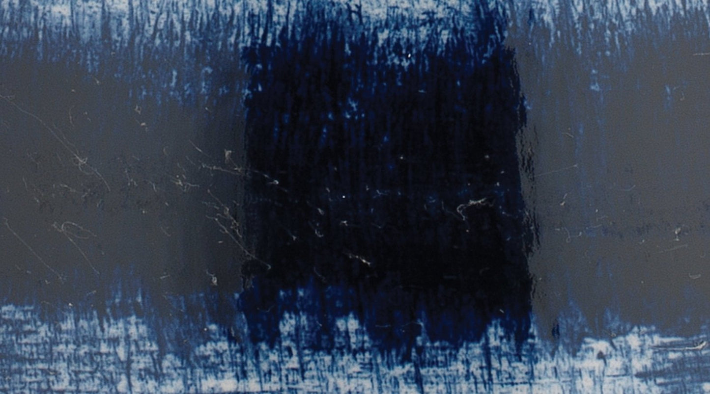 Batik Table Lamp Blue and White - Small